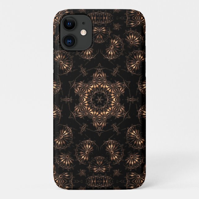 Capa Para iPhone 11 Mandala da Idade do Bronze (Verso)