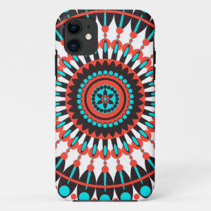 Capa Para iPhone 11 Mandala do nativo americano