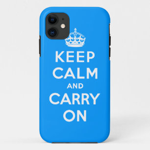 Capa Para iPhone 11 Mantenha a calma e continue