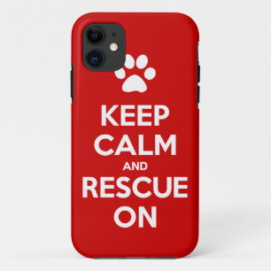 Capa Para iPhone 11 Mantenha a calma e o salvamento no salvamento