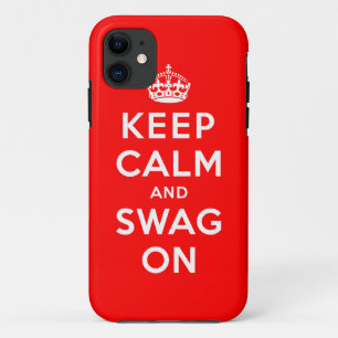 Capa Para iPhone 11 Mantenha a calma e os ganhos sobre