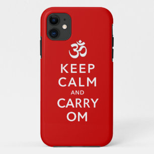 Capa Para iPhone 11 Mantenha caso calmo e do carregar do OM do iPhone