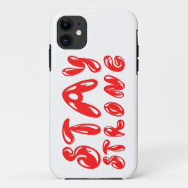 Capa Para iPhone 11 MANTENHA FORTE estilo de grafite motivacional