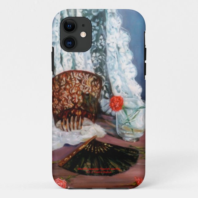 Capa Para iPhone 11 Mantilla española/Spanish mantilla (Verso)