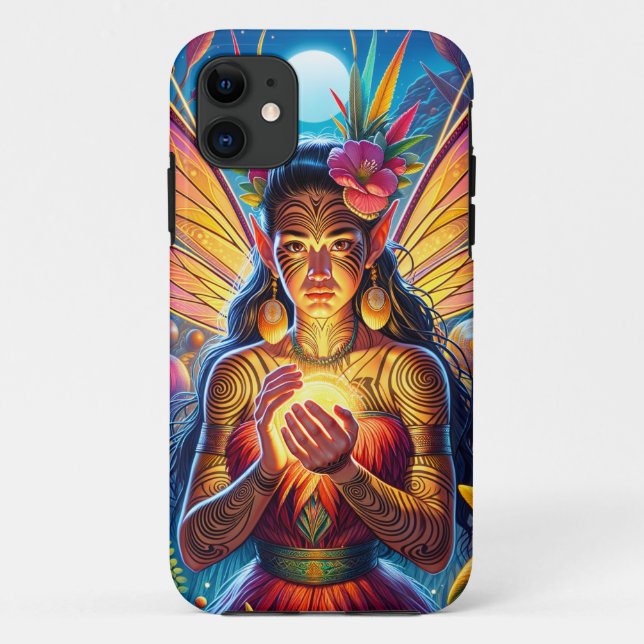 Capa Para iPhone 11 Māori Fairy (Verso)
