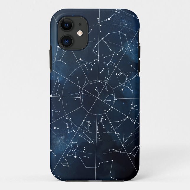 Capa Para iPhone 11 Mapa celestial (Verso)