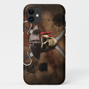 Capa Para iPhone 11 Mapa do pirata