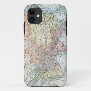 Capa Para iPhone 11 Mapa Político da Ásia (1916)