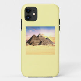 Capa Para iPhone 11 Marco Famoso das Pirâmides Egípcias