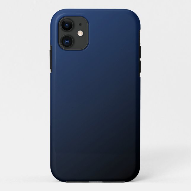 Capa Para iPhone 11 Marinho escuro Blue iPhone 4/4S Case (Verso)