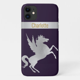 Capa Para iPhone 11 MARINHO SILVER UNICORN IPHONE COBRIR personalizáve