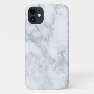 Capa Para iPhone 11 Mármore Branco e Cinza