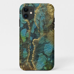 Capa Para iPhone 11 Mármore marinho