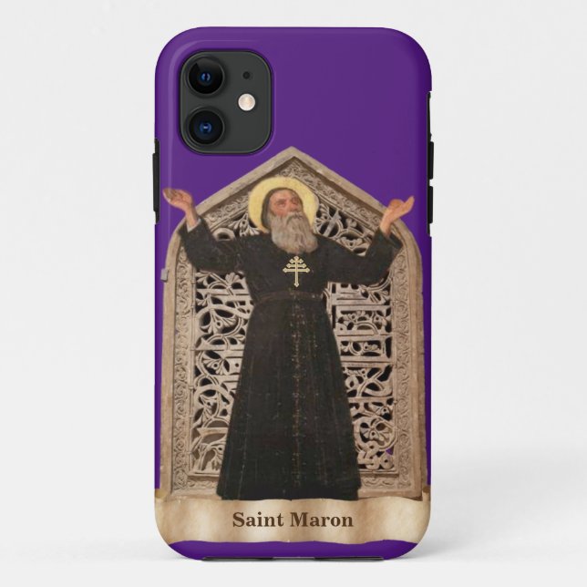 Capa Para iPhone 11 Maron, Patrão da Igreja Católica Maronita (Verso)
