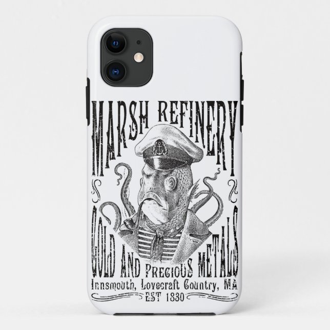 Capa Para iPhone 11 Marsh Refining Company Innsmouth Lovecraft (Verso)