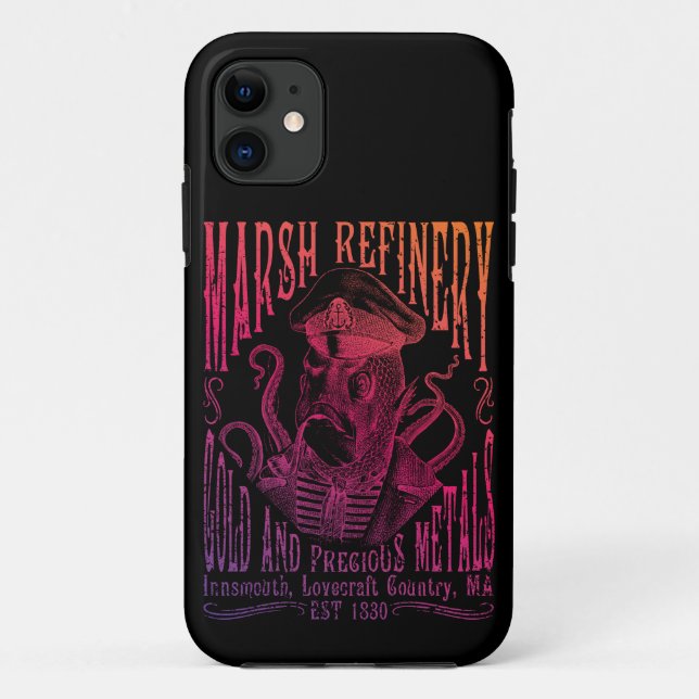 Capa Para iPhone 11 Marsh Refining Company Innsmouth Lovecraft (Verso)