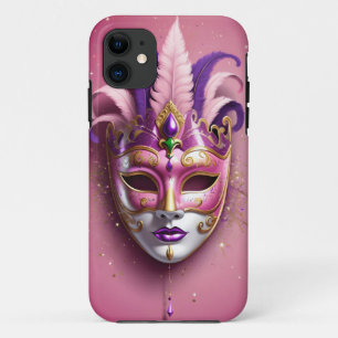 Capa Para iPhone 11 Máscara colorida de carnaval