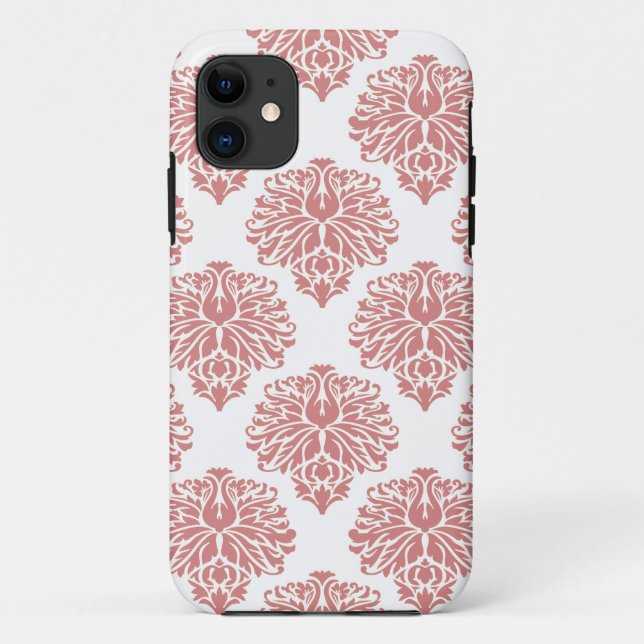 Capa Para iPhone 11 Máscara Elegante Rosa (Verso)