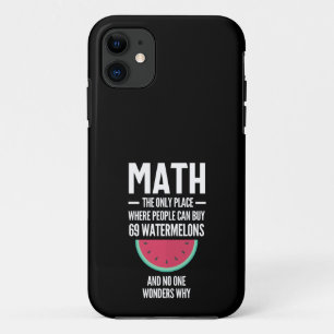 Capa Para iPhone 11 Matemática. Engraçado Math Sarcasm Cote Gift