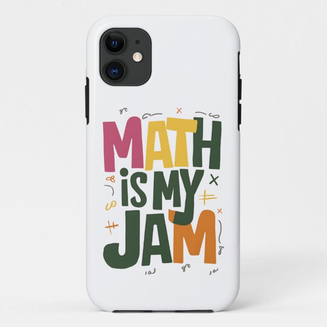 Capa Para iPhone 11 Matemática Groovy é Minha Paixão Primeiro Dia de V (Verso)