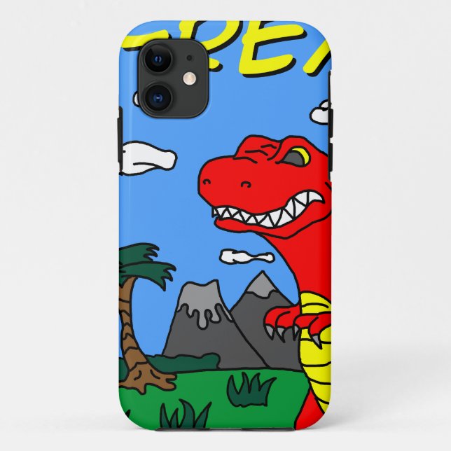 Capa Para iPhone 11 Material de T-Rex!!! (Verso)