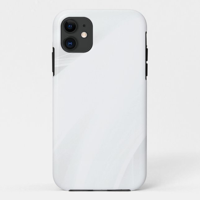 Capa Para iPhone 11 Matiz branco-bravo moderno, Mate, Mate, Matiz, Maç (Verso)