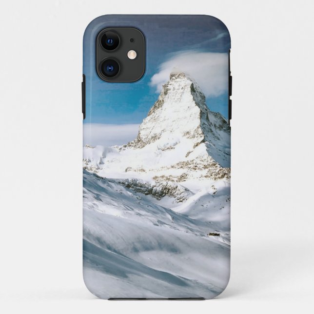 Capa Para iPhone 11 Matterhorn, Zermat (Verso)