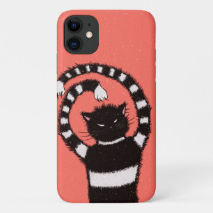 Capa Para iPhone 11 Mau Cat Em Inverno De Neve