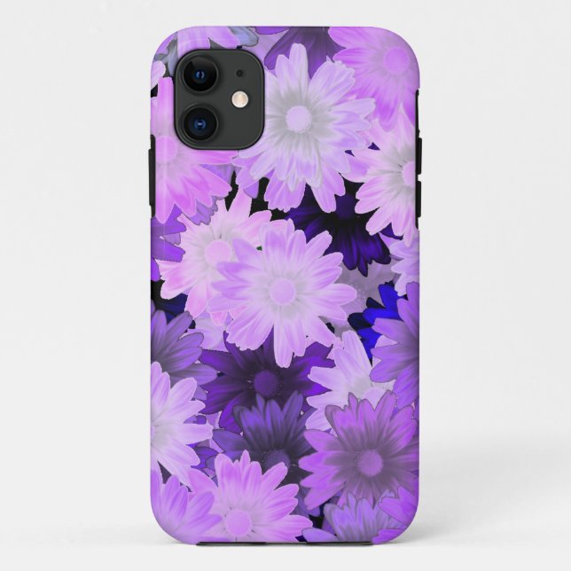 Capa Para iPhone 11 Mauve floral (Verso)