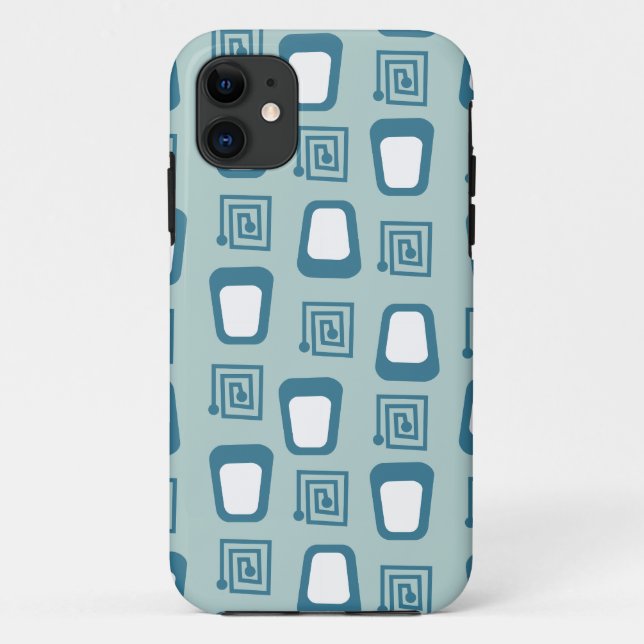 Capa Para iPhone 11 Mazes e Trapezoides (Verso)