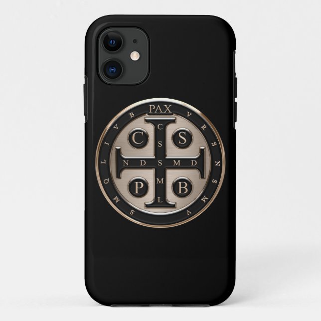 Capa Para iPhone 11 Medalha do St. Benedict (Verso)