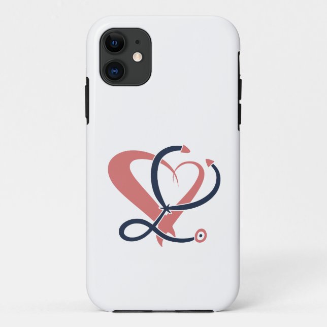 Capa Para iPhone 11 Médico, enfermeiro, paramédico, modelo de presente (Verso)