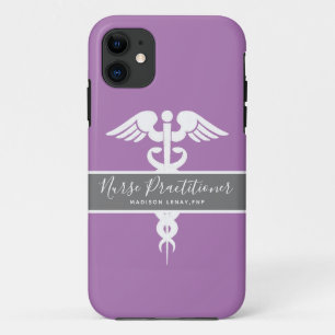 Capa Para iPhone 11 Médico Roxo Personalizado
