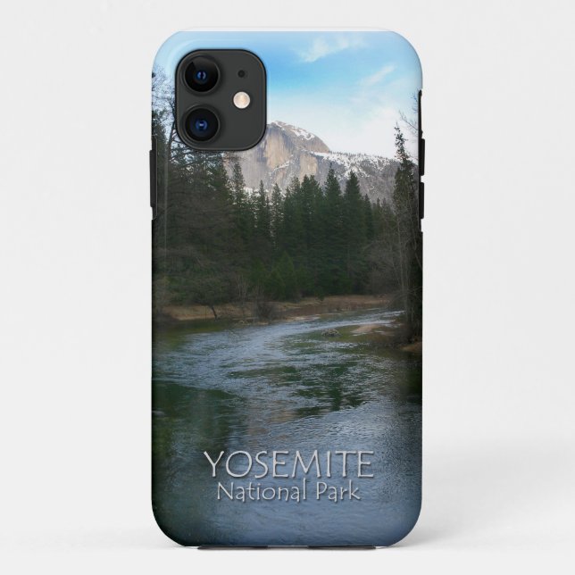 Capa Para iPhone 11 Meia abóbada no parque nacional de Yosemite, (Verso)