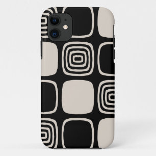 Capa Para iPhone 11 Meio século Geométrico Moderno do Abstrato Retroat