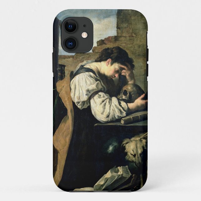 Capa Para iPhone 11 Melancolia (óleo em canvas) (Verso)