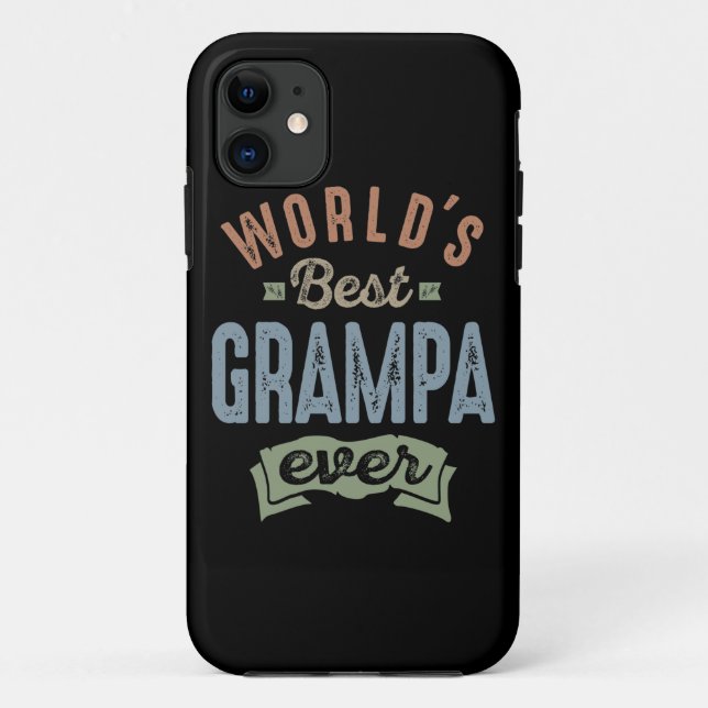 Capa Para iPhone 11 Melhor avô do mundo (Verso)