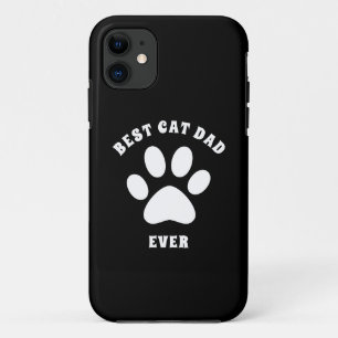 Capa Para iPhone 11 Melhor Pai De Cat Personalizado De Texto Personali