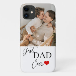 Capa Para iPhone 11 Melhor Pai | Papa Ever Adorável Presente com &cora