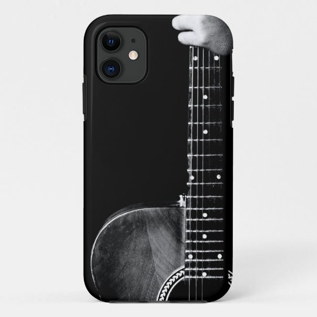 Capa Para iPhone 11 Melhor Presente Guitarista (Verso)