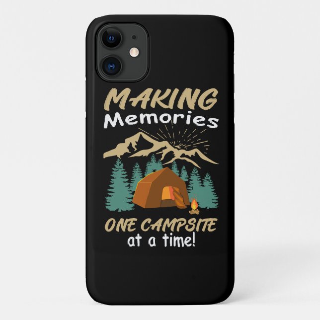 Capa Para iPhone 11 Memórias de Fazer CAMPING (Verso)