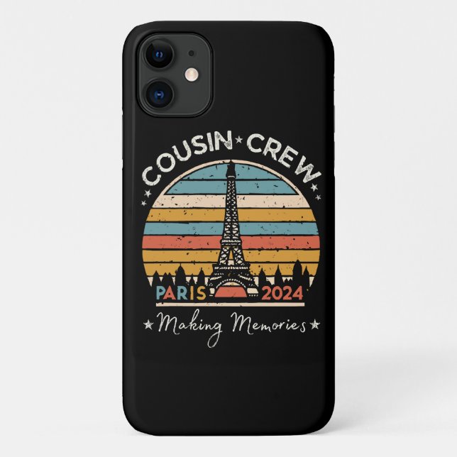 Capa Para iPhone 11 Memórias do Fazer de Paris, França, 2024 (Verso)