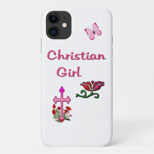 Capa Para iPhone 11 Menina Cristã