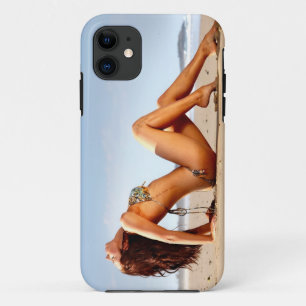 Capa Para iPhone 11 Menina da praia