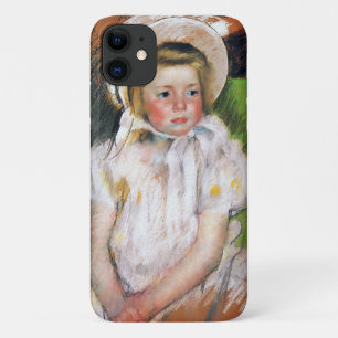Capa Para iPhone 11 Menina em um Bonnet Branco, Mary Cassatt