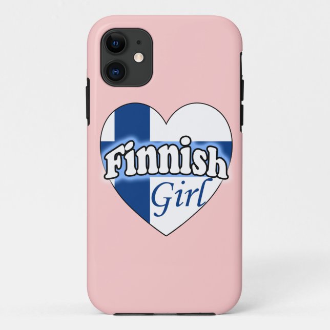 Capa Para iPhone 11 Menina Finlandesa (Verso)