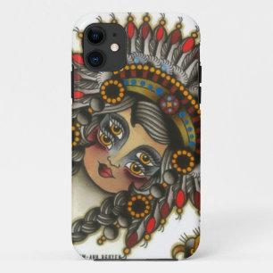 Capa Para iPhone 11 menina indiana 3