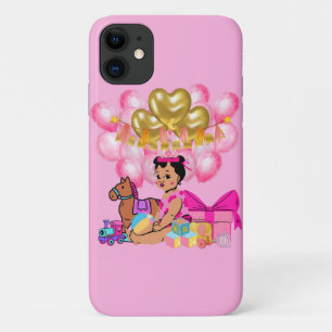 Capa Para iPhone 11 Menina Rosa