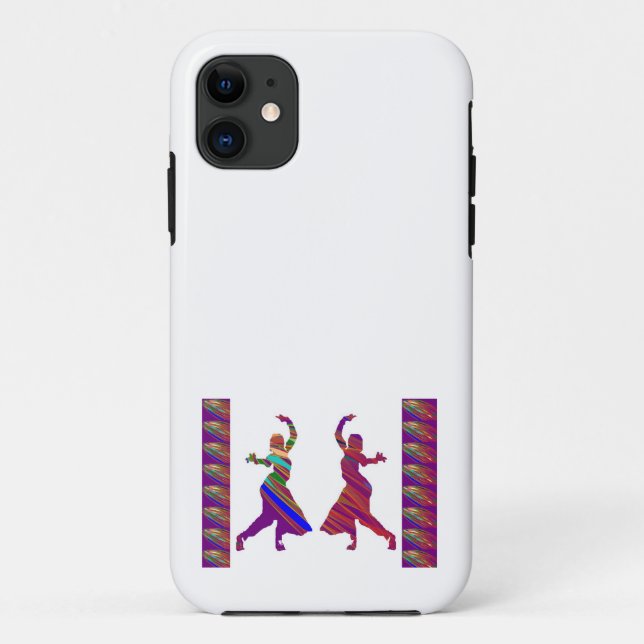 Capa Para iPhone 11 Meninas de DANÇA:  Dança do estilo de Bollywood do (Verso)