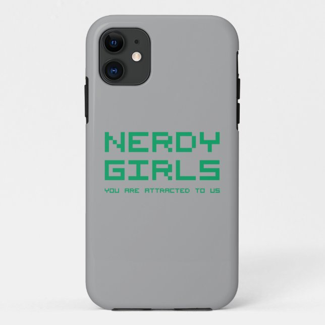 Capa Para iPhone 11 Meninas Nerdy 2 (Verso)